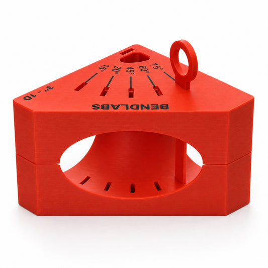 Flat X pipe marking face on the 1D block