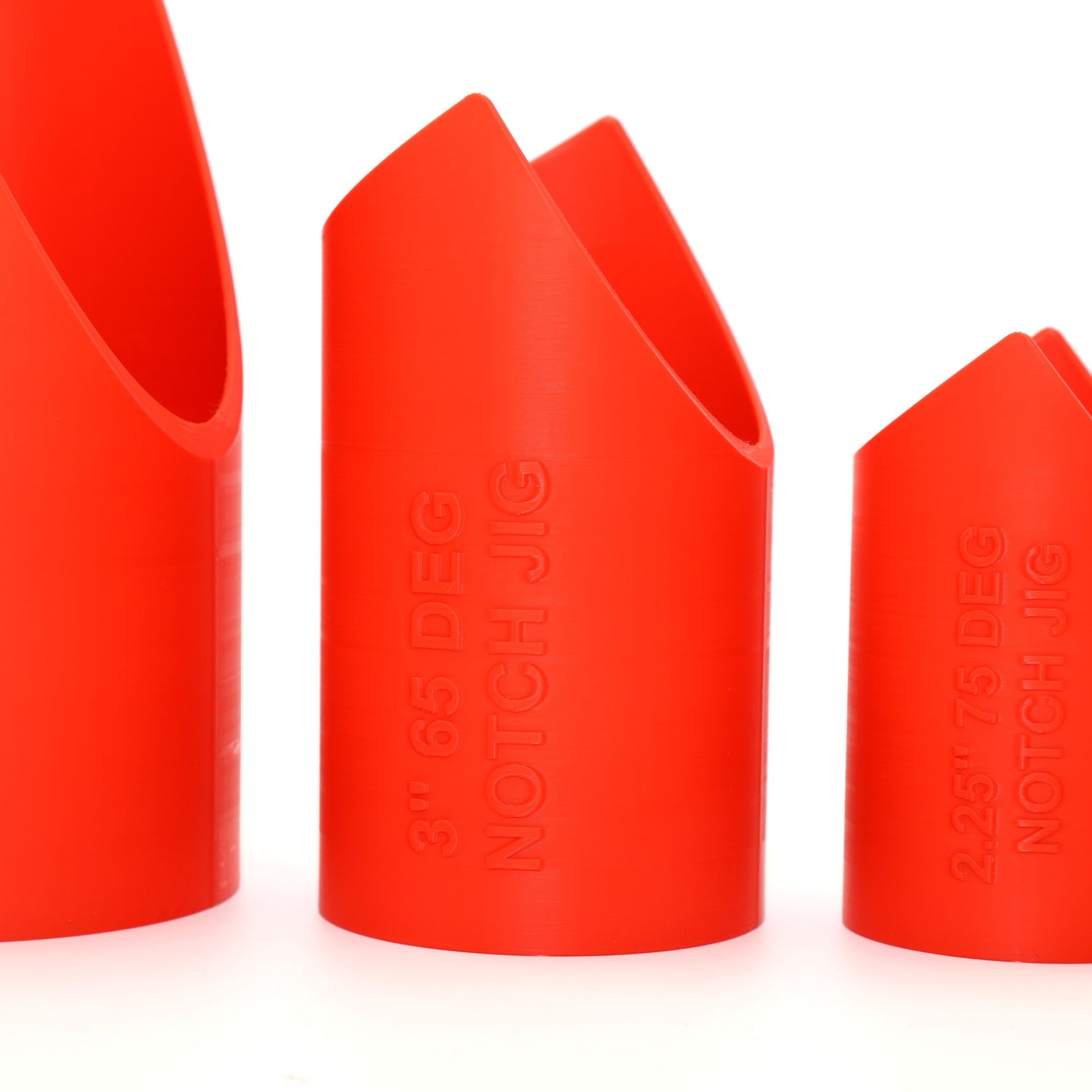 Angled Notch Pipe Cutting Jig Sleeves - OD Tube