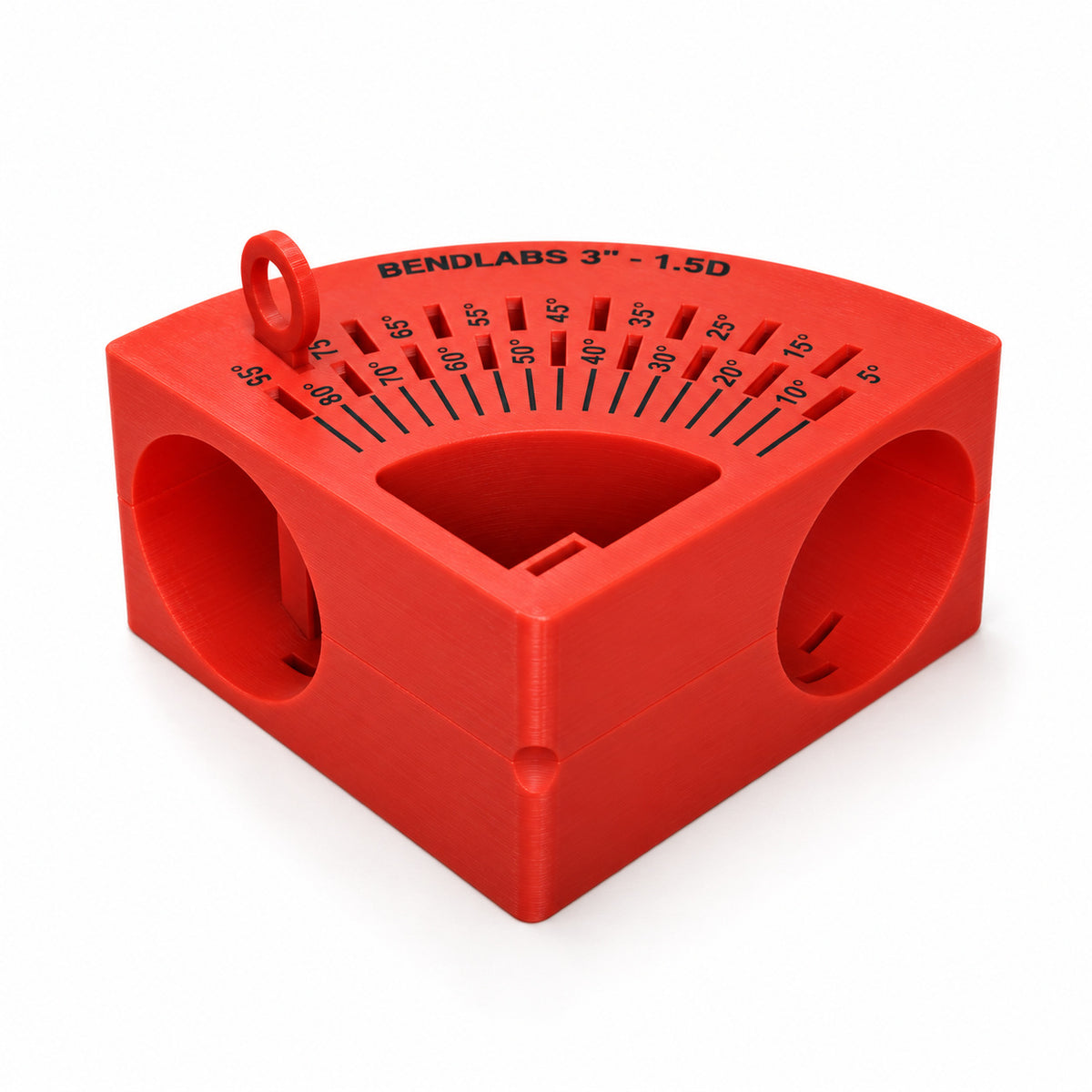 V2 mitre jig for 3 inch 1.5D bends with a slot every 5 degrees