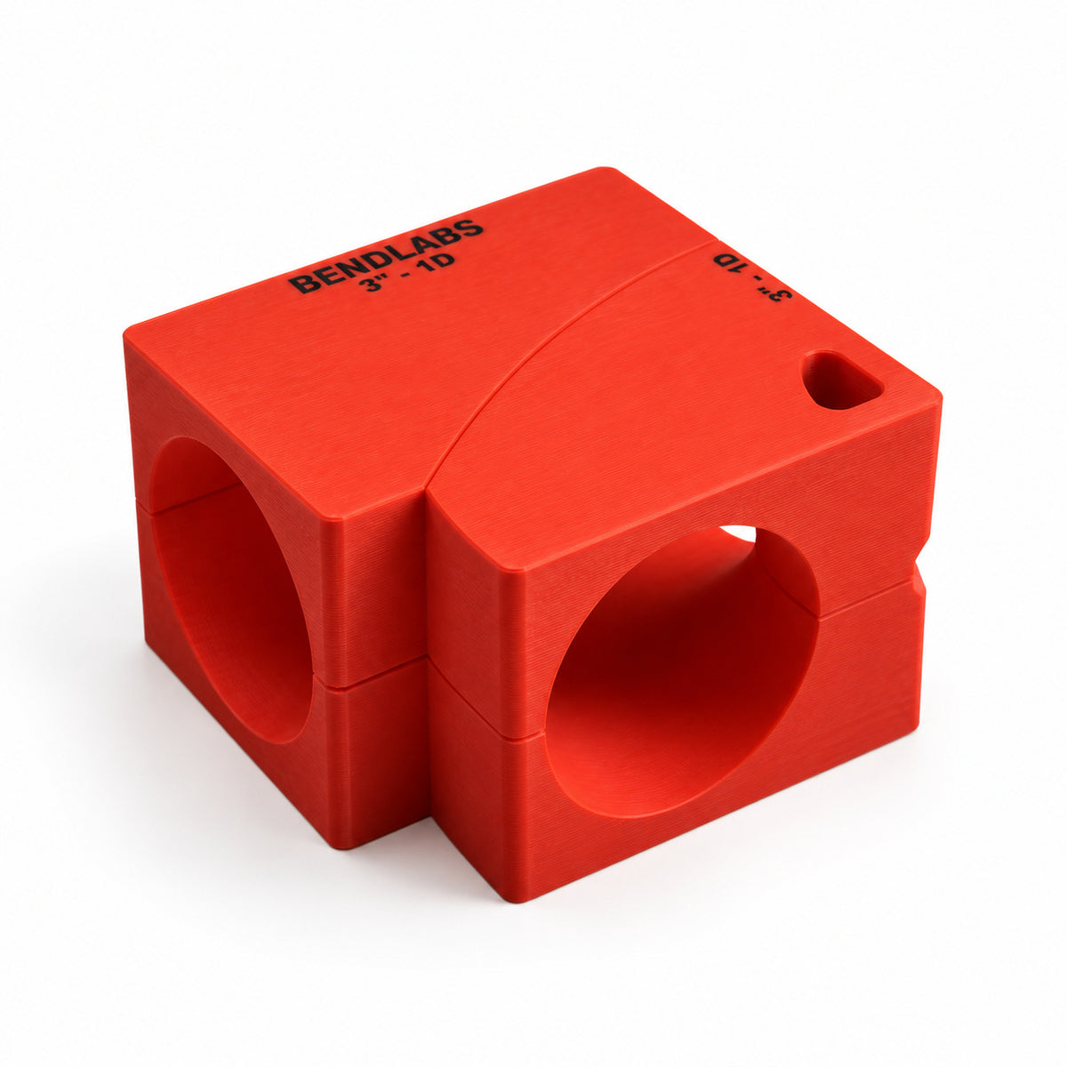 Outlet side of the 1D straight merge block