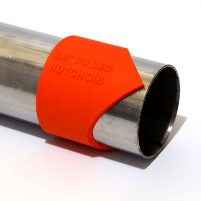 Equal Angle Notch 90 degree Pipe Cutting Jig Sleeves - OD Tube