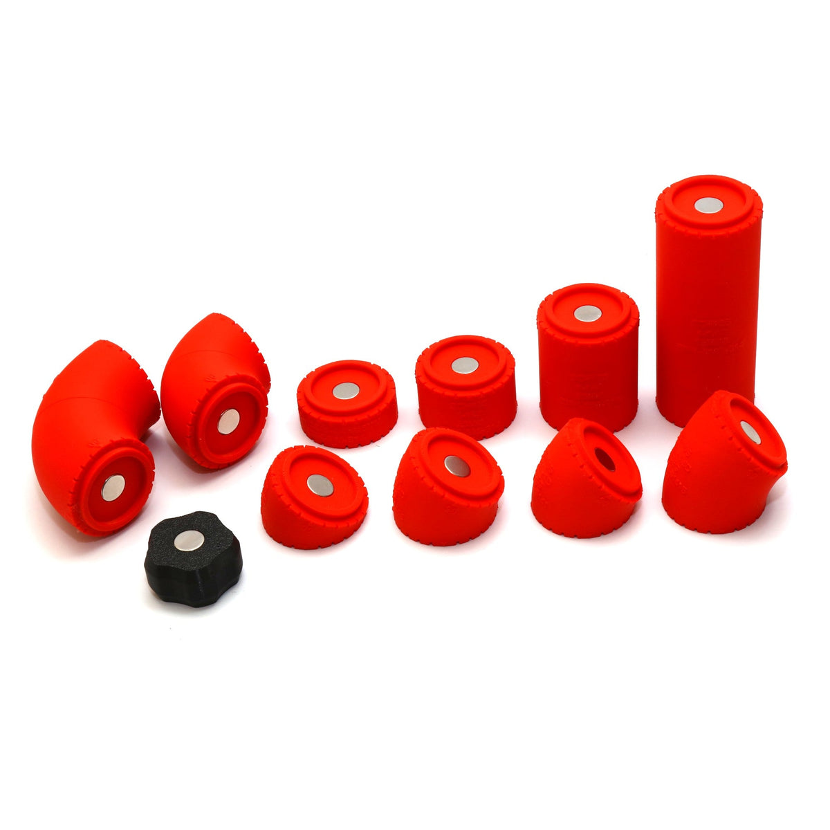 Bendlabs magnetic mockup blocks: bends, straights and a flange adapter