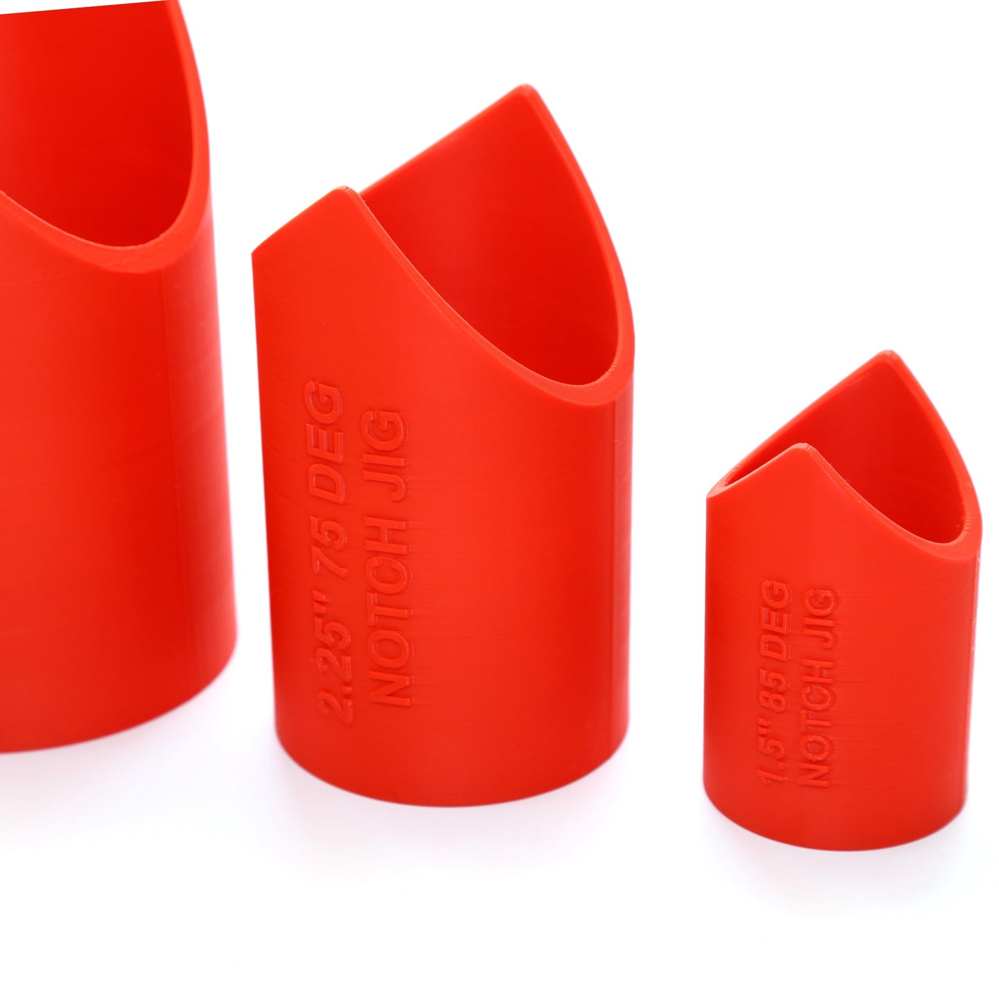 Angled Notch Pipe Cutting Jig Sleeves - OD Tube