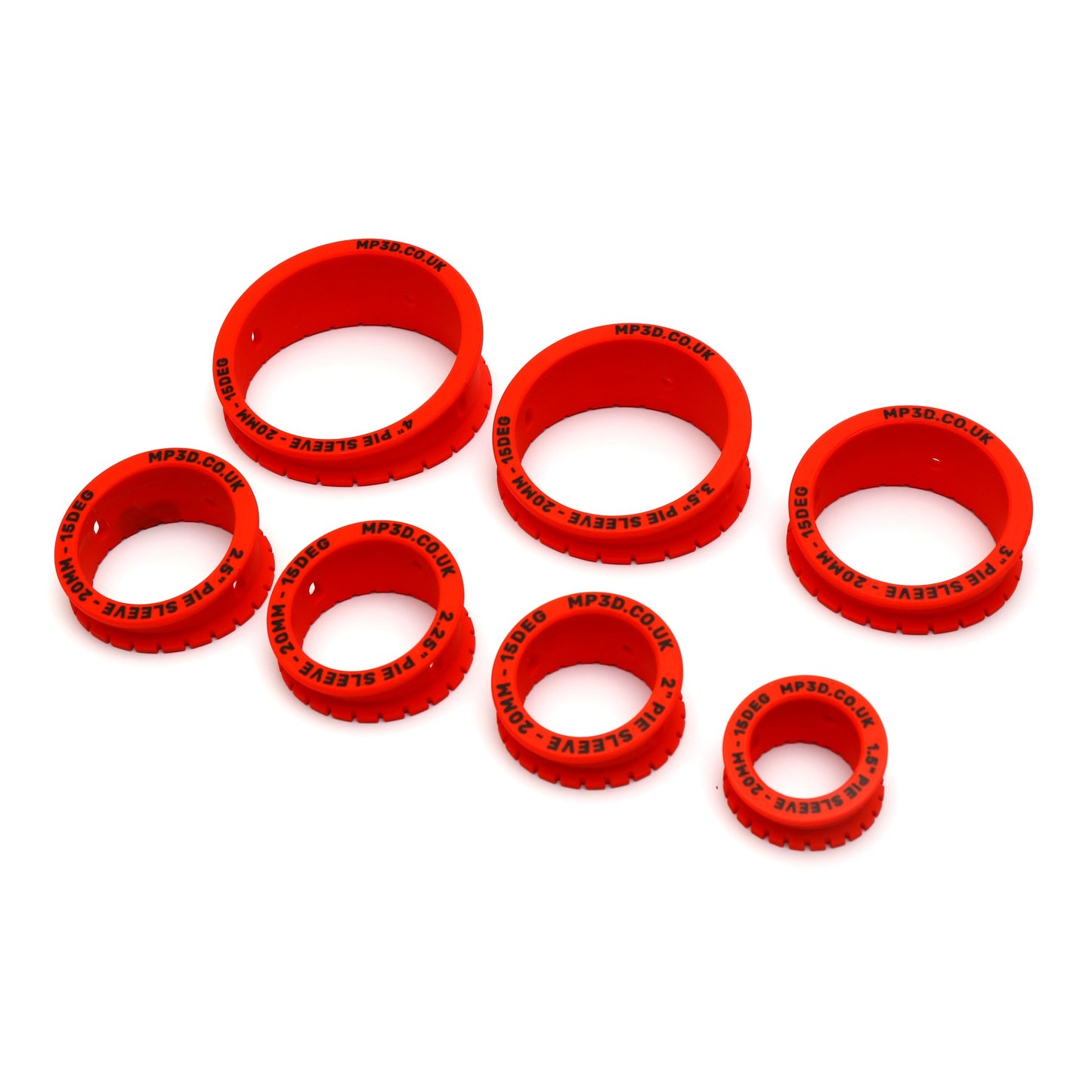 Pie Cutting Pipe Guide Jig Sleeves - OD Tube